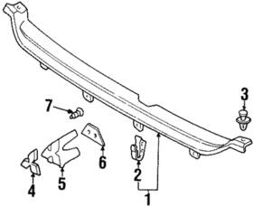 Mb667160 Mitsubishi Genuine Grille Emblem