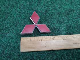 Mr339654 Mitsubishi 2000 - 2001 Eclipse Oem Red Rear Trunk Lid Emblem Logo Badge 4s2