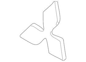Mr492454 Mitsubishi Genuine Emblem