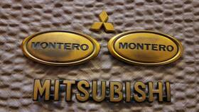 Mr533439 Mitsubishi 01 02 03 04 05 06 Montero Xls Side Front Fender Rear Emblem Rare Gold