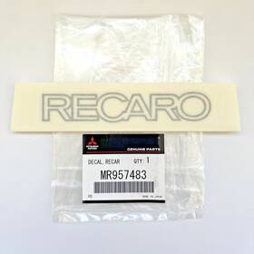 Mr957483 Mitsubishi Oem Lancer Vii 7 Recaro Window Decal 5 Inch X 1 Jdm