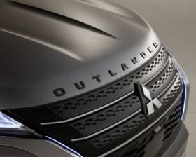 Mz553018ex Mitsubishi Genuine Hood Emblem Inch Outlander Black