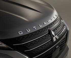 Mz553023ex Mitsubishi Genuine Hood Emblem - Outlander Chrome