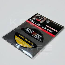 Srg20013h Mitsubishi Ralliart Fuel Gas Cap Garnish High Octane Gasoline Carbon Fiber Jdm