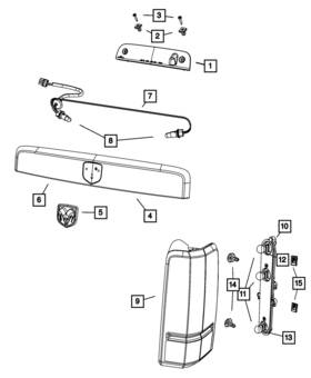 04805899ad Mopar Genuine Ram Head Medallion 4805899ad
