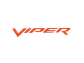 0wn73gk3ac Mopar Inch Viper Nameplate Orange Bumper Cover Emblem