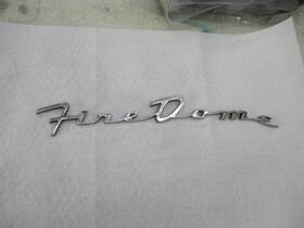 1456550 Mopar Fender Nameplate For 1952 Desoto Fire Dome Models Script #