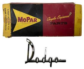 2196420 Mopar New Old Stock Hood Nameplate For 1960 Dodge Dart Models #2196420