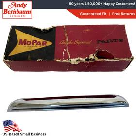 2240855 Mopar 1961 Plymouth Valiant Left Quarter Panel Ornament Chrome Medallion Nos