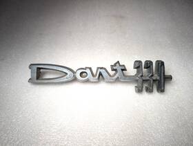 2254643 Mopar 1962 Dodge Dart 330 Door Mounted Nameplate Emblem