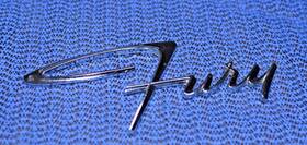 2417200 Mopar 1963 Plymouth Fury #2417200 Fender Nameplate Emblem Aaag Broke Pins