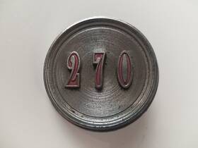 2423898 Mopar 1964 Dodge Dart 270 Roof Side Pillar Emblem