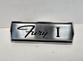 2579600 Mopar 1966 Plymouth Fury I Centre Grille Name Plate Emblem Badge Logo Nos