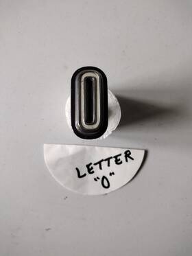 2786575 Mopar 1968 Dodge Coronet Grille Inch O Letter Oem Emblem 90332 4829 - Used