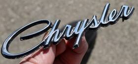 2901359 Mopar 1969 1970 Chrysler Newport Script Emblem Oem 2901 359