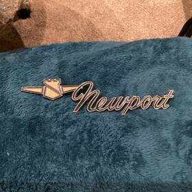 2964802 Mopar 94200 Vintage 1970 1971 Chrysler Newport Emblem Script