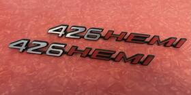 2998765 Mopar 1970 1971 Charger Challenger Power Bulge Emblem 426 Hemi Nos