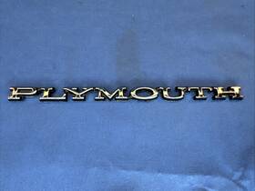 3444927 Mopar Nos 1970-1974 Plymouth Emblem Half Self Adhesive Cover Gone Part #