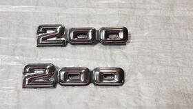 3494196 Mopar 1972 76 Dodge Truck 200 Fender Emblems Left And Right Sides