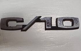 3940813 Mopar Gm 1969 70 Chevy C/10 Fender Emblem Chrome Set Gm#