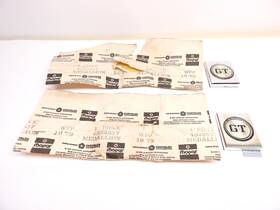4022557 Mopar Nos Dodge Magnum Gt Fender Medallion Emblems Pair 1978 1979 With Pkgs