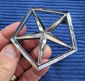 4270517 Mopar Aw79 Dodge Pentastar Emblem Vintage #4270517 Plymouth Chrysler