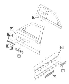 5ew53ca1ab Mopar Genuine Decal Left