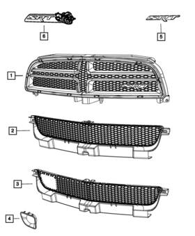 68156147aa Mopar Genuine Nameplate