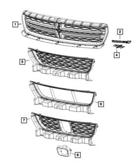 68227442ab Mopar Genuine R/t Nameplate