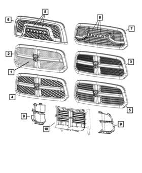 68247263aa Mopar Genuine Nameplate