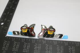 68249683ab Mopar New Oem Dodge Challenger Charger Scat Pack Level 1 Emblems Pair Set