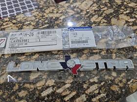 68276322ab Mopar Oem Tailgate Emblem Silver Lone Star Ram 1500 Dt 2019-2024