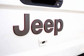 68352381ac Mopar 2020-2024 Jeep Gladiator Rear Inch Matte Black Tailgate Nameplate Oem