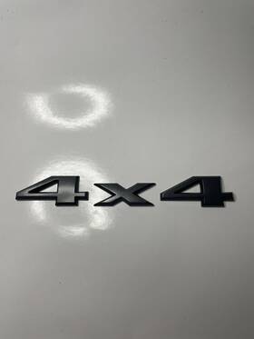 68423960ab Mopar Liftgate Emblem 4x4 Charcoal Metallic Satin