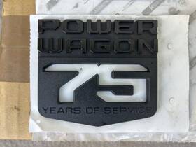 68464716ab Mopar 2021 Ram 2500 Power Wagon Oem New 75th Anniversary C Pillar Nameplate Emblem