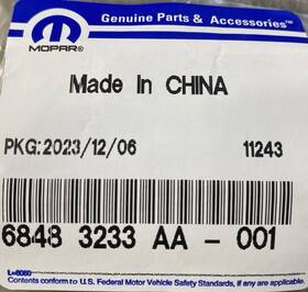 68483233aa Mopar Tailgate Emblem Laramie 2019-2025 Ram 1500 Shipped Free