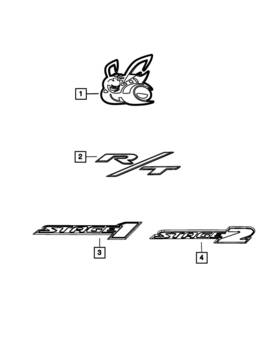 68671915aa Mopar Genuine Nameplate