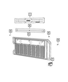 6bz42tx7ac Mopar Genuine Interior Trim Applique