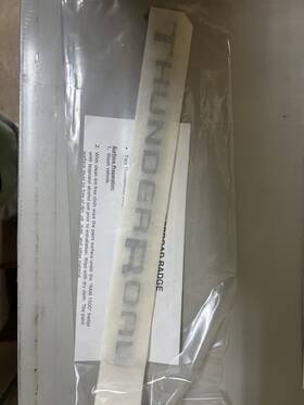 82425604 Mopar Thunder Road Emblem Chrysler Dodge Jeep Ram New