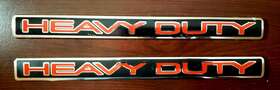 D4235hd Mopar Oem Takeoff 2010-2018 Dodge Ram 2500 3500 Hd Heavy Duty Fender Emblem Set