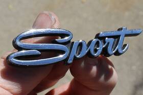 3445987 Mopar / Plymouth 1 Fury Inch Sport Emblem Oem