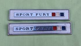 2788485 Mopar Plymouth Fury 1967 Sport Interior Door Panel Emblem P/n