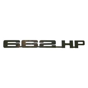 Mchp662 Morris Classic Concepts 662 Hp Polished Hood Emblem