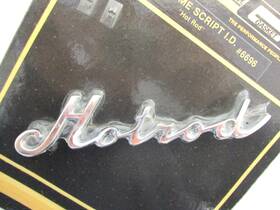 6696 Mr. Gasket Co. New - #6696 Hot Rod Chrome Script Emblem