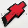 Ne485 Unbranded Red Black Chevrolet Silverado Style Grille Bowtie Emblem