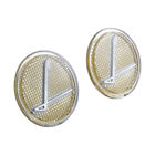 By-6050270-a New 1956 Lincoln Capri Roof Side Medallion Sail Panel Gold Pair