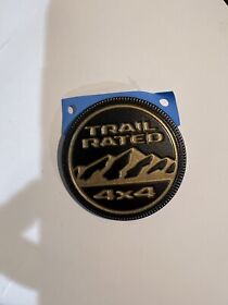 5043160aa New 2021-2023 Jeep Wrangler 392 Bronze Trail Rated Badge Fender Emblem Oem