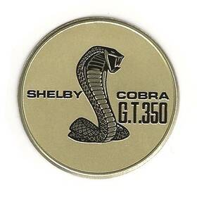 S7ms-3649-a New-exact Repro. 1967 Shelby Gt350 Steering Wheel Emblem Insert