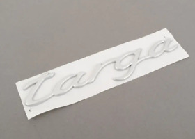 99755923705 New Genuine Porsche 911 Targa 2001-2012 Emblem Silver P N Oem