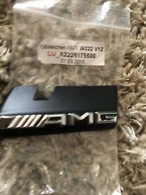 A2228175500 New Mercedes-benz Oem Amg Grille Badge Emblem W222 S Class S65 S63